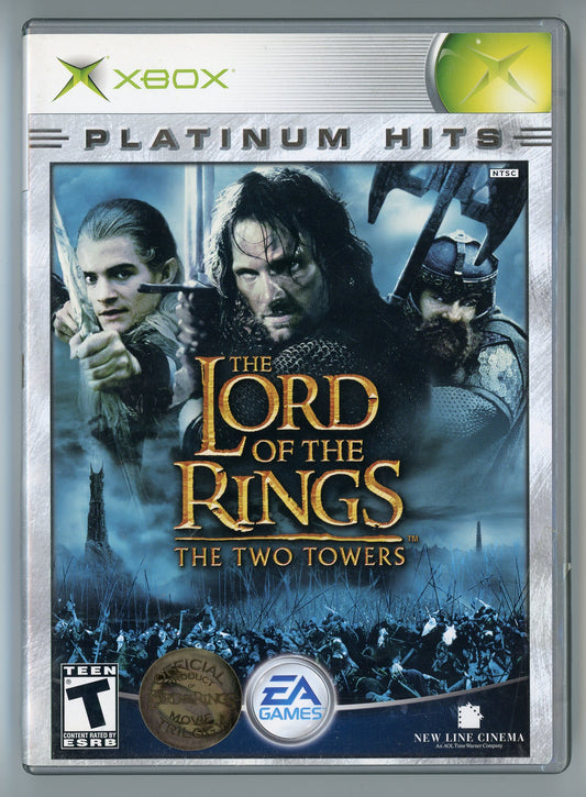 2004 EA The Lord of the Rings: The Two Towers Xbox Video Game Disc In Box