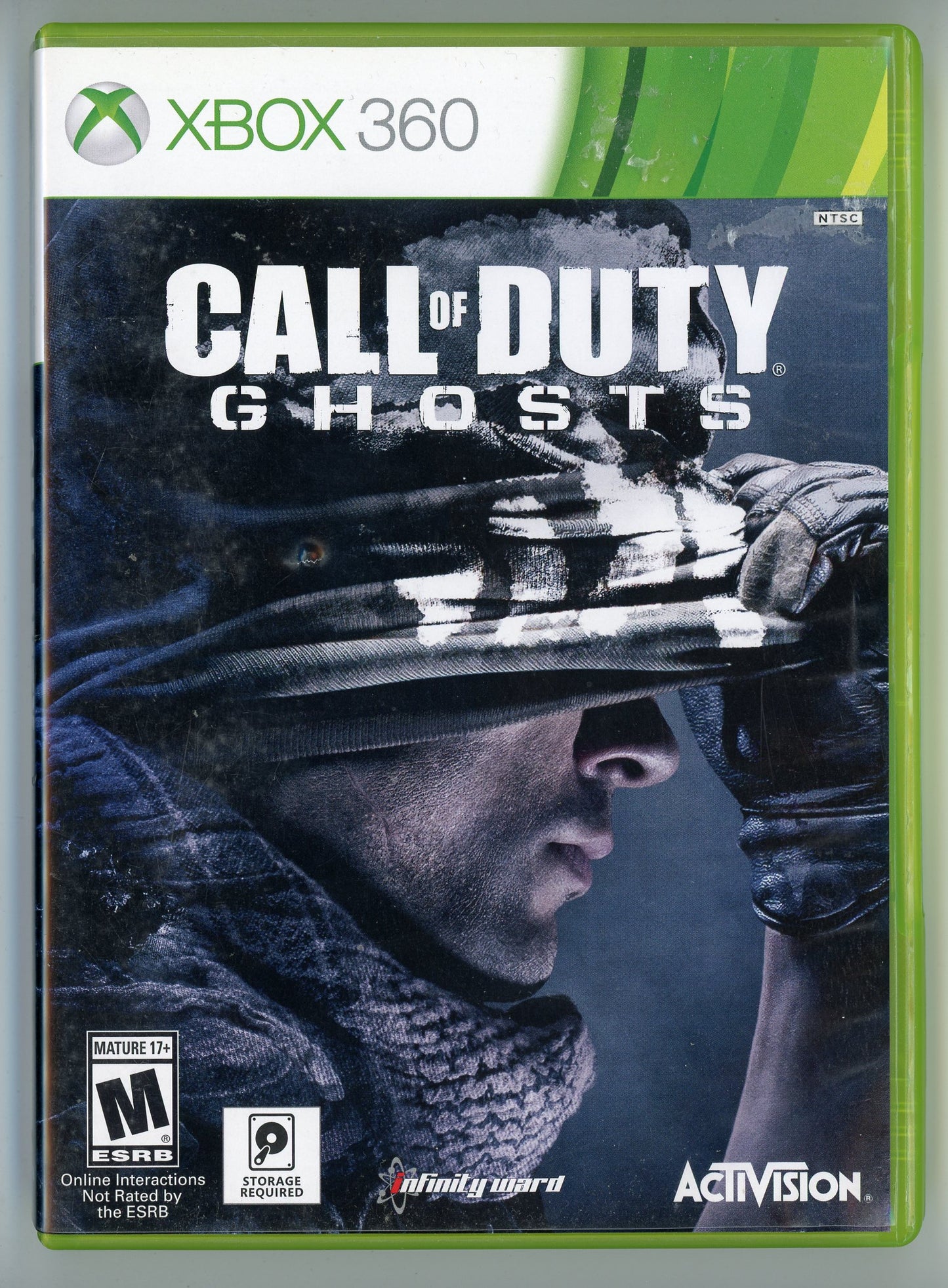 2013 Call of Duty: Ghosts Xbox 360 Video Game Disc In Box