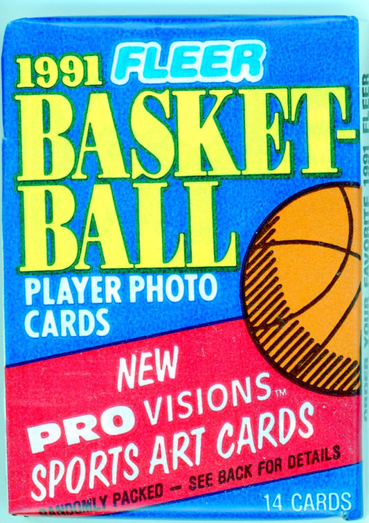 1991/92 Fleer Basketball Trading Card Pack