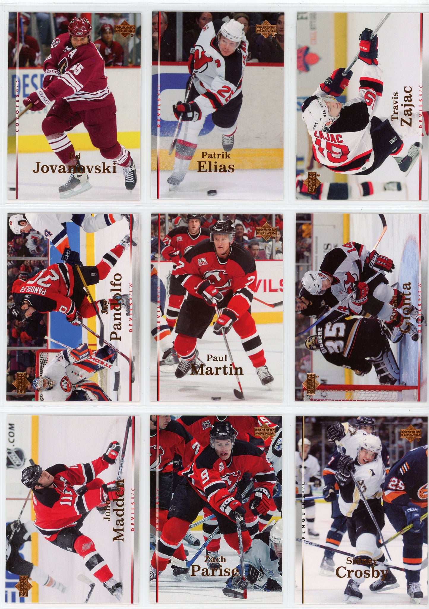 2007/08 Upper Deck NHL Hockey Series 1 & Series 2 Base Set (400 Cards) Without Young Guns