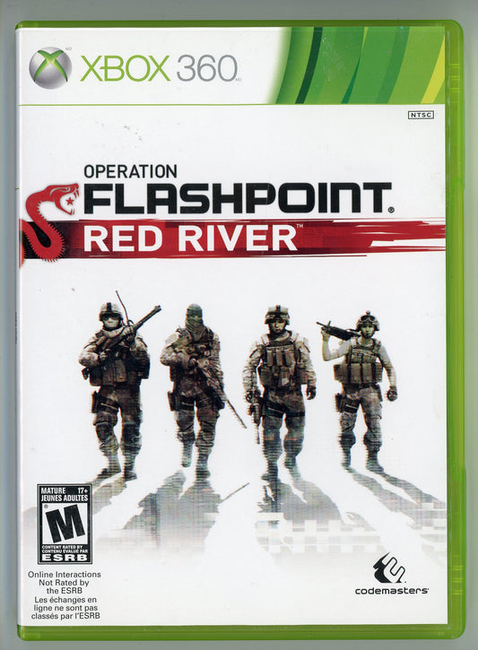 2011 Operation Flashpoint: Red River Xbox 360 Video Game Disc In Box