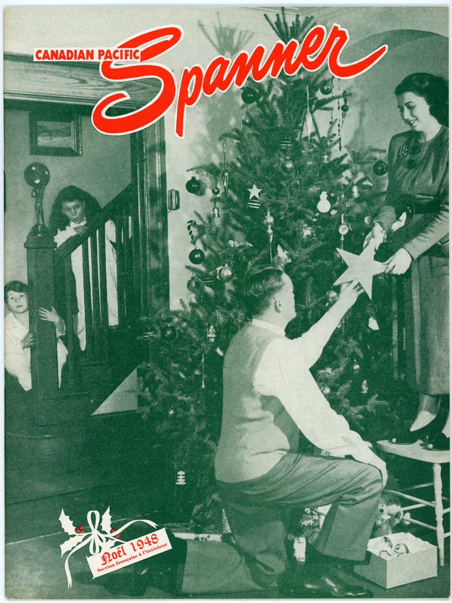Canadian Pacific Railway Spanner No. 150 (Christmas 1948) Vintage Magazine Bilingual