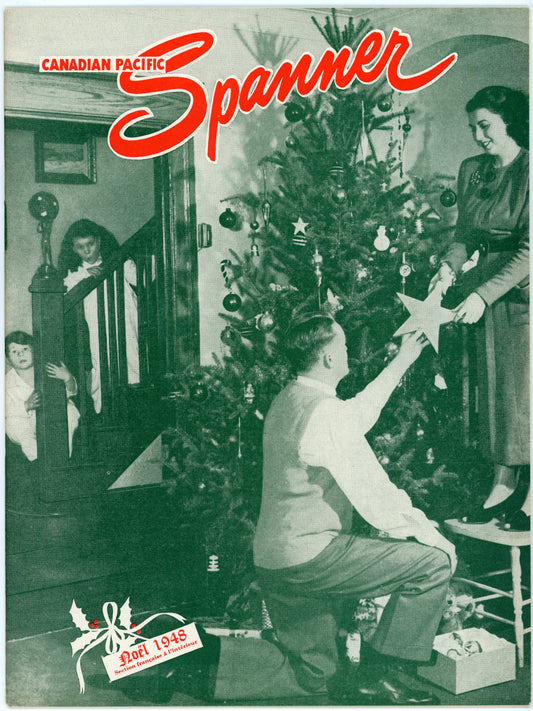 Canadian Pacific Railway Spanner No. 150 (Christmas 1948) Vintage Magazine Bilingual