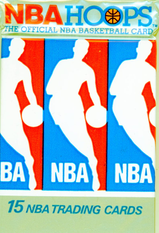 1990/91 Hoops Basketball Trading Card Pack