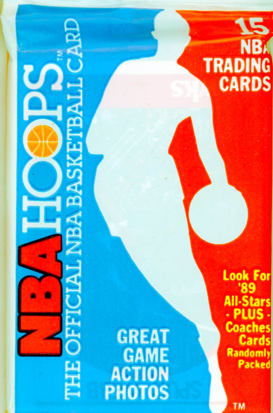 1989/90 Hoops Basketball Trading Card Pack