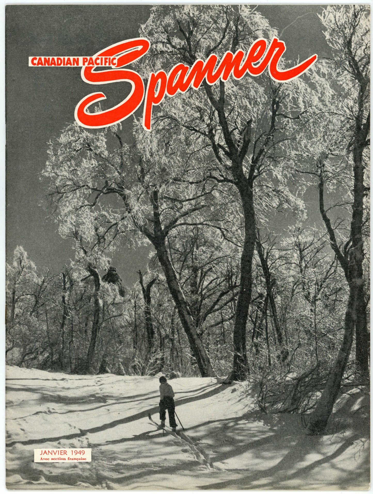 Canadian Pacific Railway Spanner No. 151 (January 1949) Vintage Magazine Bilingual