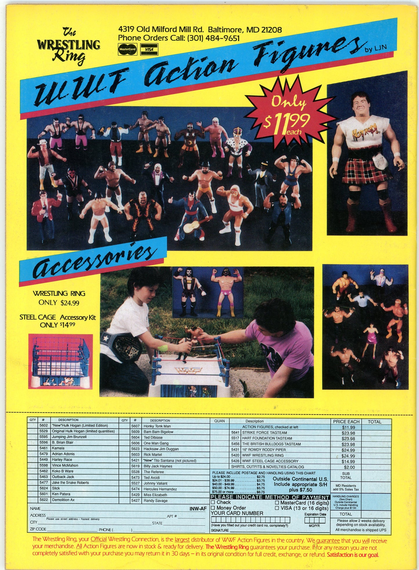 Inside Wrestling Vintage Magazine (April, 1989) Survivor Series, Super Clash III