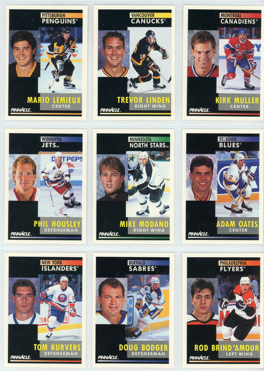 1991/92 Pinnacle NHL Hockey Complete Set (420 Cards)