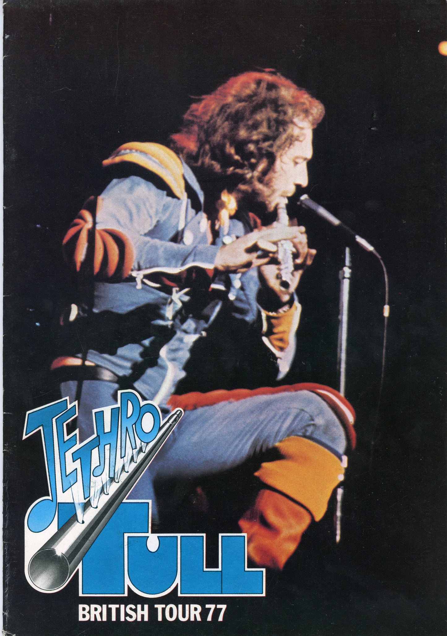 1977 Jethro Tull British Tour Official Vintage Concert Program