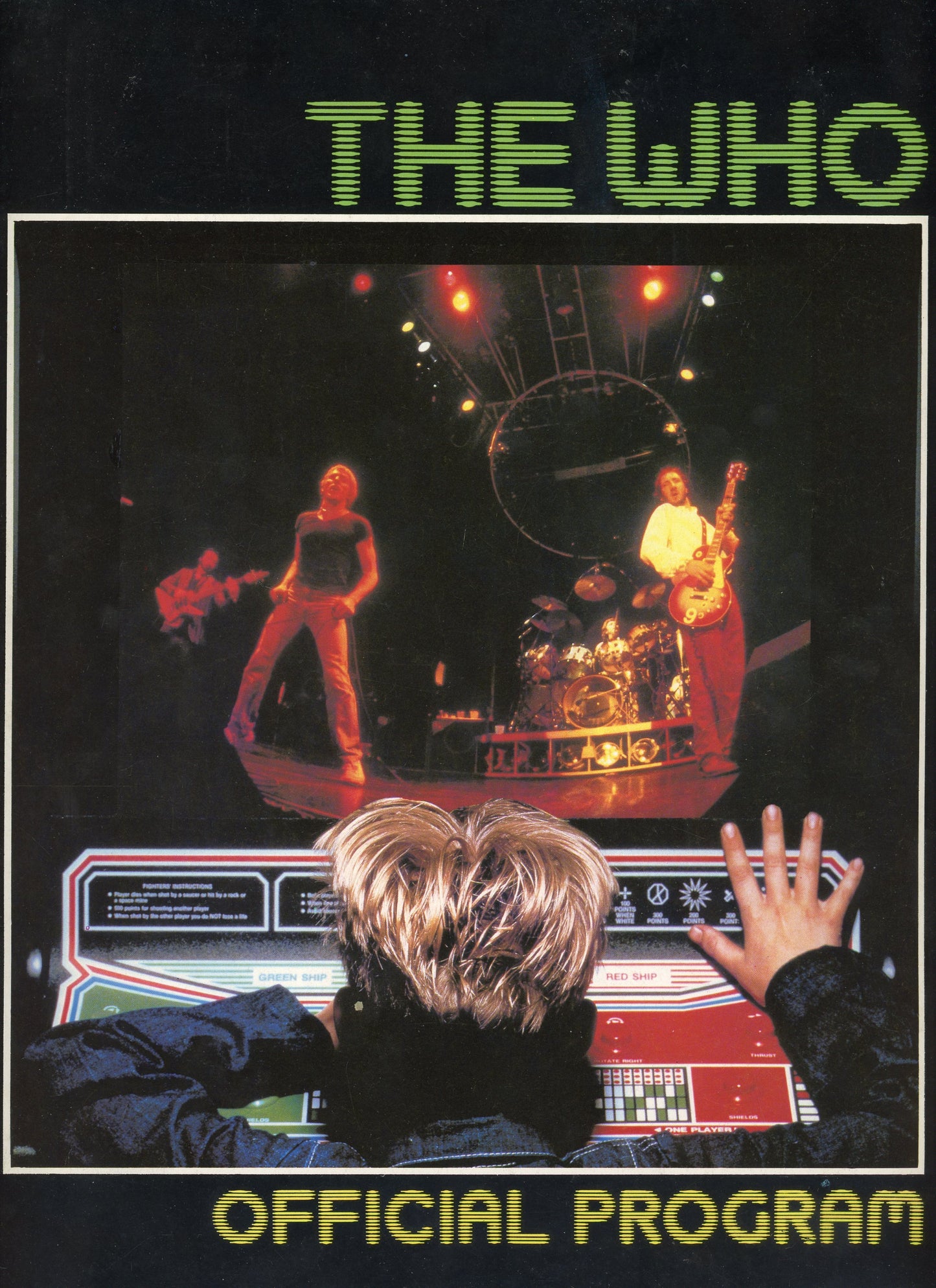 1982 The Who U.S. Tour Official Vintage Concert Program