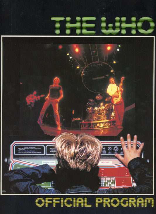 1982 The Who U.S. Tour Official Vintage Concert Program