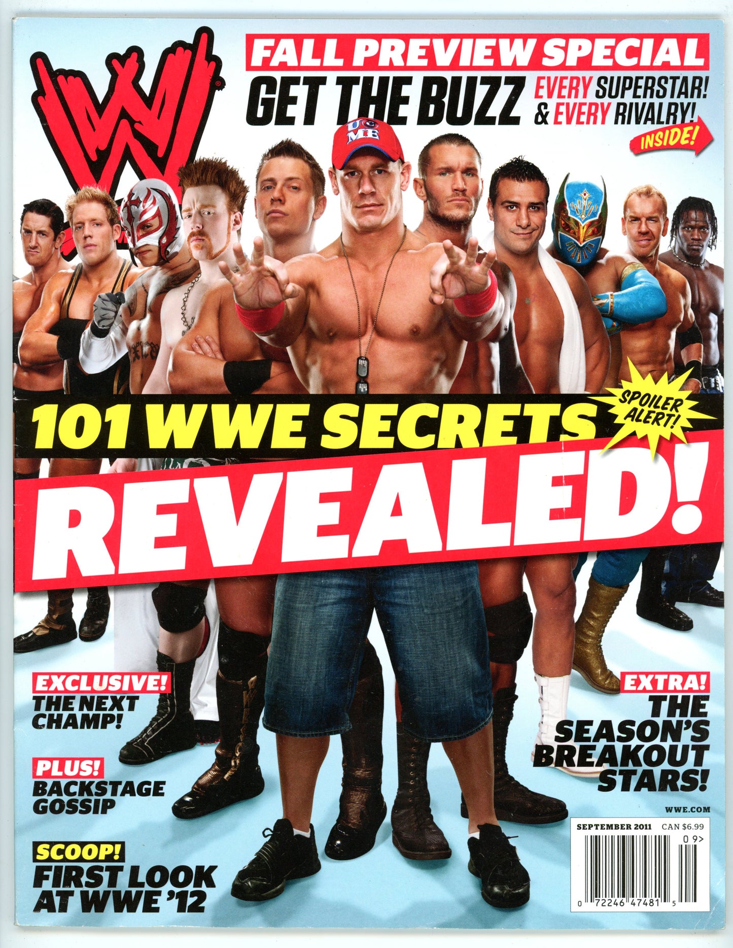 WWE Wrestling Magazine (September 2011) Fall Preview Special Issue