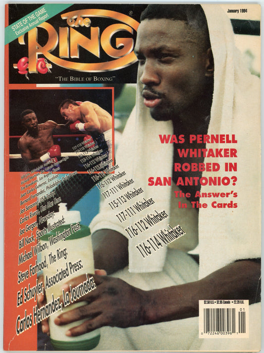 The Ring Vintage Boxing Magazine (January 1994) Pernell Whitaker Cover