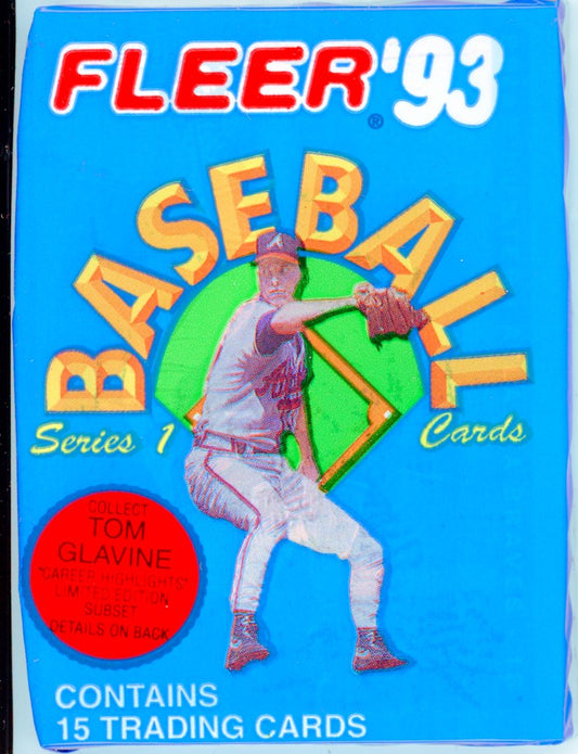 1993 Fleer Baseball Trading Card Pack