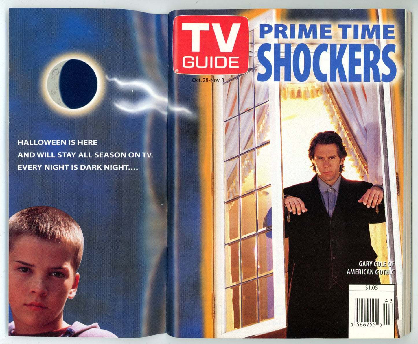 TV Guide Canada Vintage Magazine (October 28-November 3 1995) Newsstand Gary Cole Cover