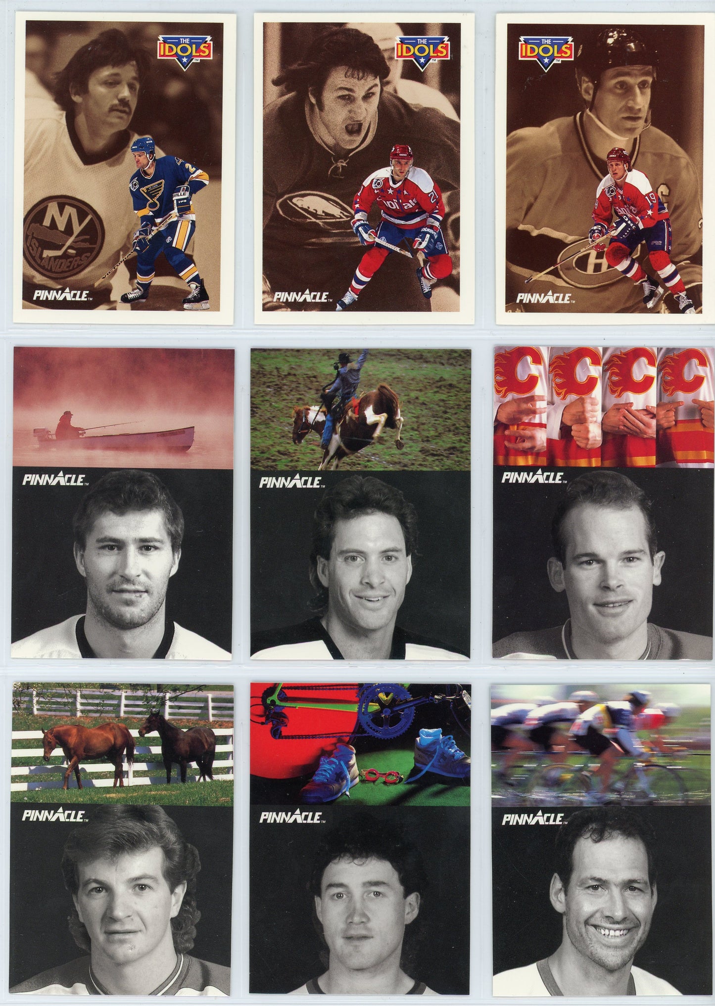 1991/92 Pinnacle NHL Hockey Complete Set (420 Cards)