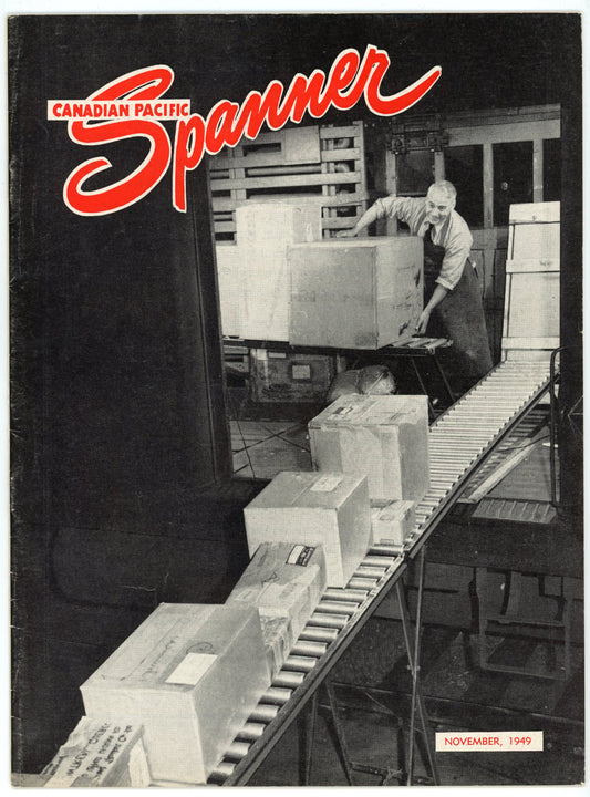 Canadian Pacific Railway Spanner No. 159 (November 1949) Vintage Magazine