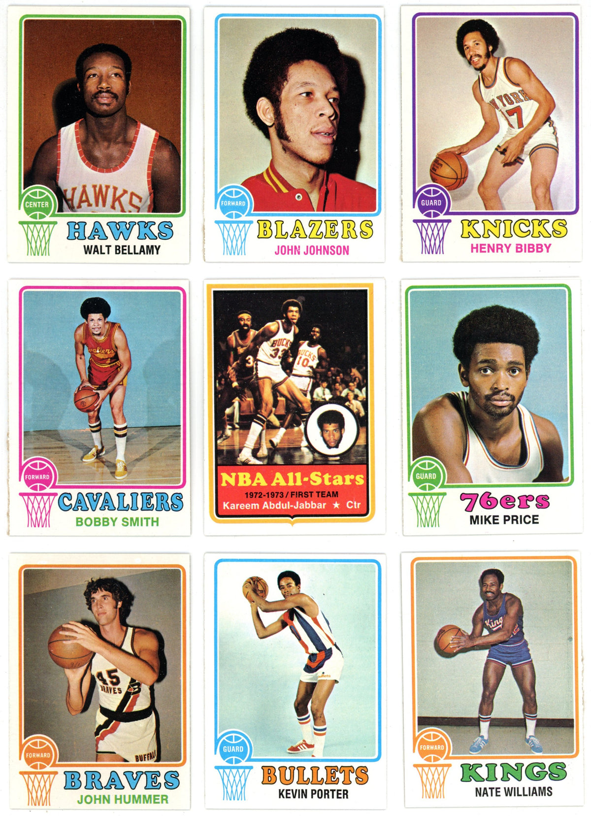 1973/74 Topps NBA Basketball Card Complete Set (264 Cards) EX/NMT Looks Pack Fresh