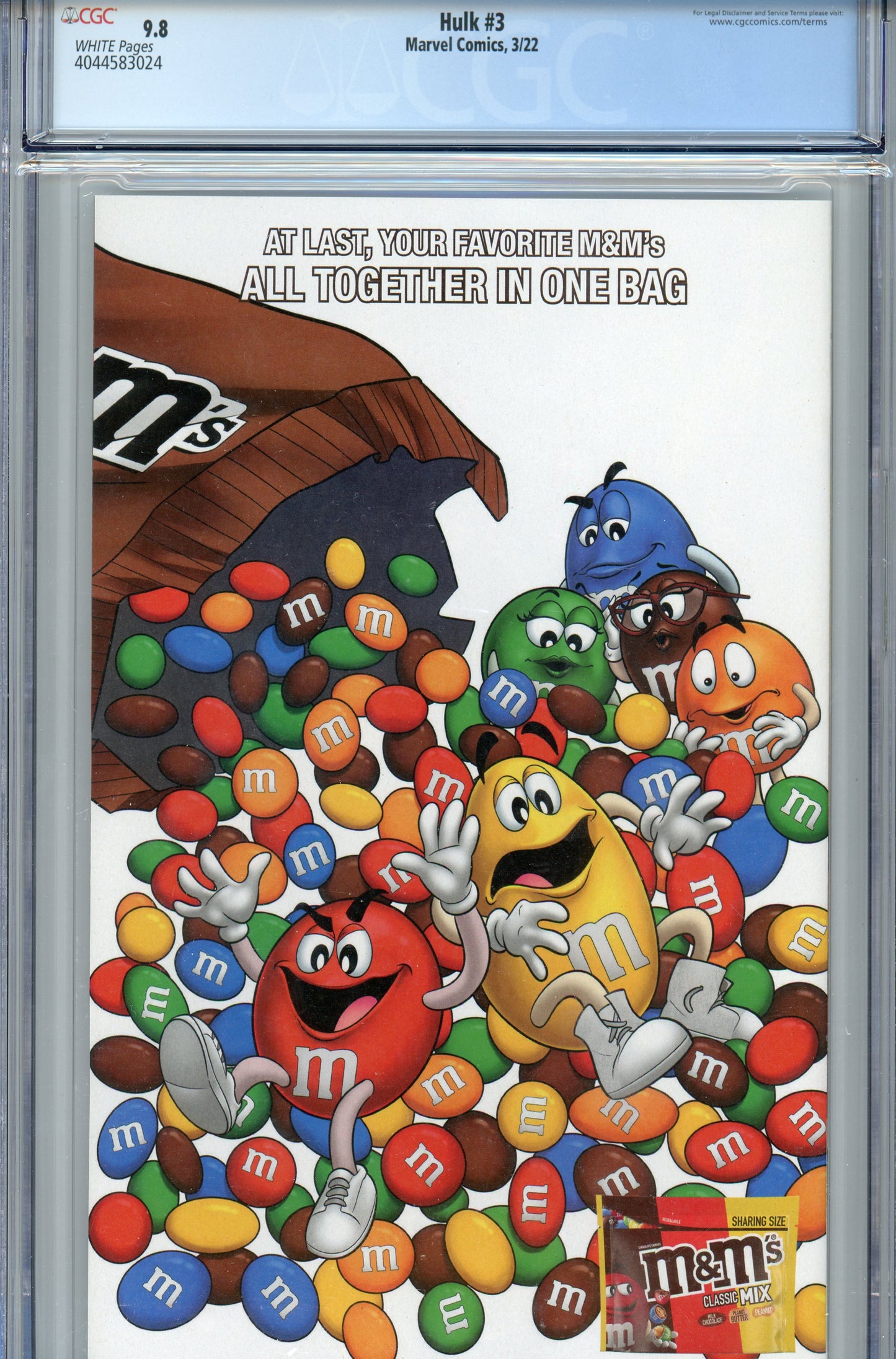 2022 Marvel Comics Hulk #3 Graded Comic Book CGC 9.8 Incredible Hulk #770