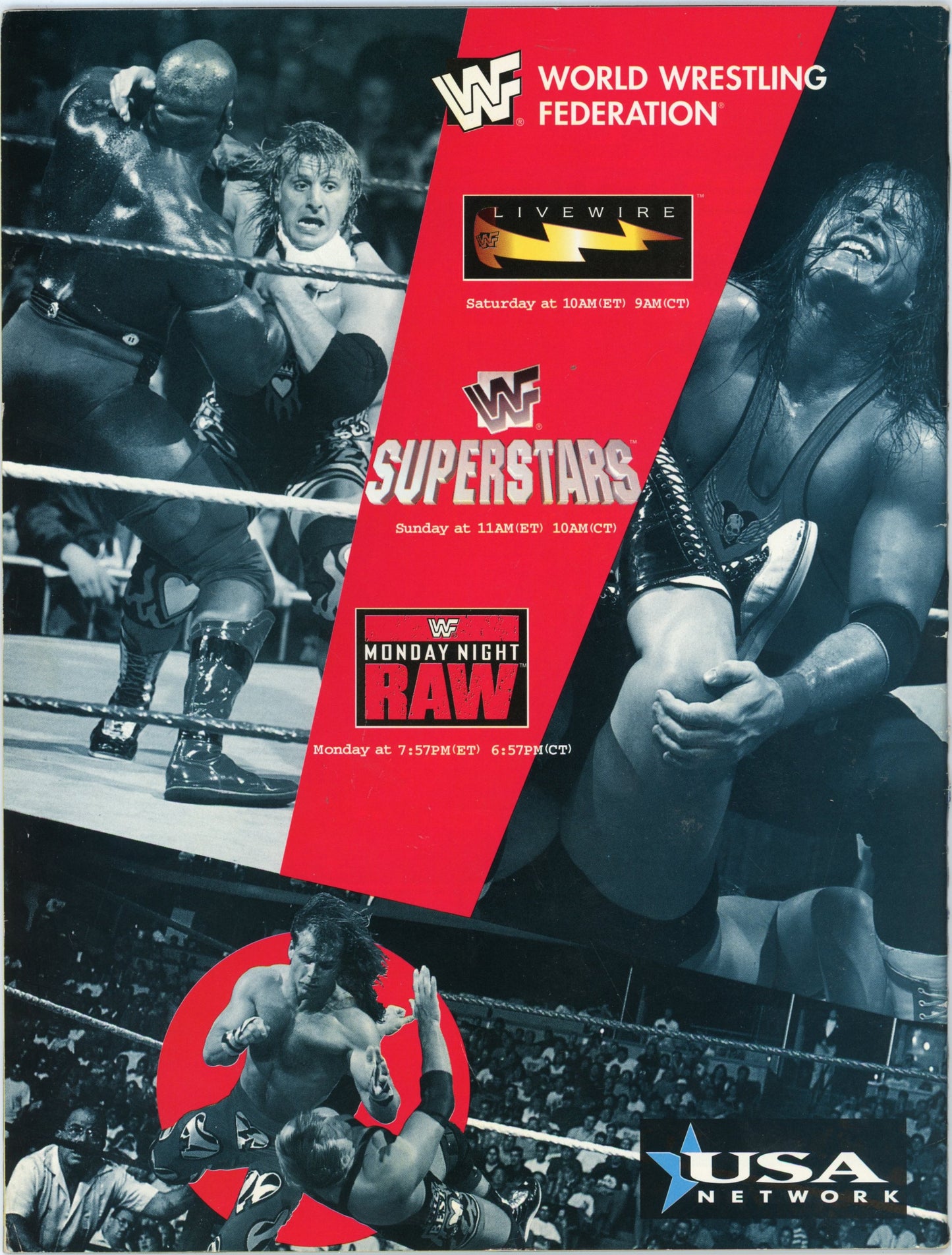 WWF WWE Vintage Wrestling Magazine (February 1997) Shawn Michaels Cover