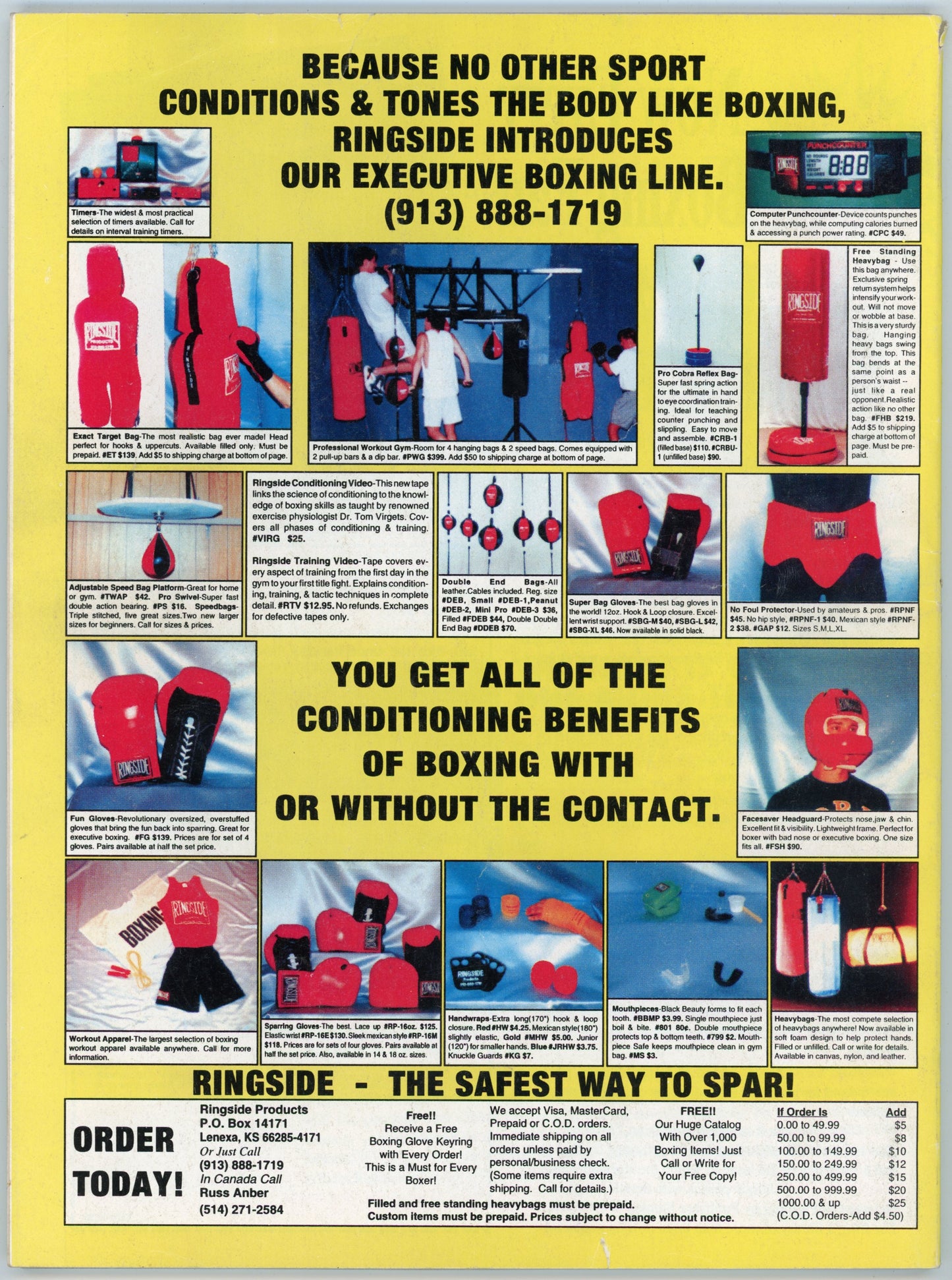 The Ring Vintage Boxing Magazine (May 1994) Greatest Fighters of All Time