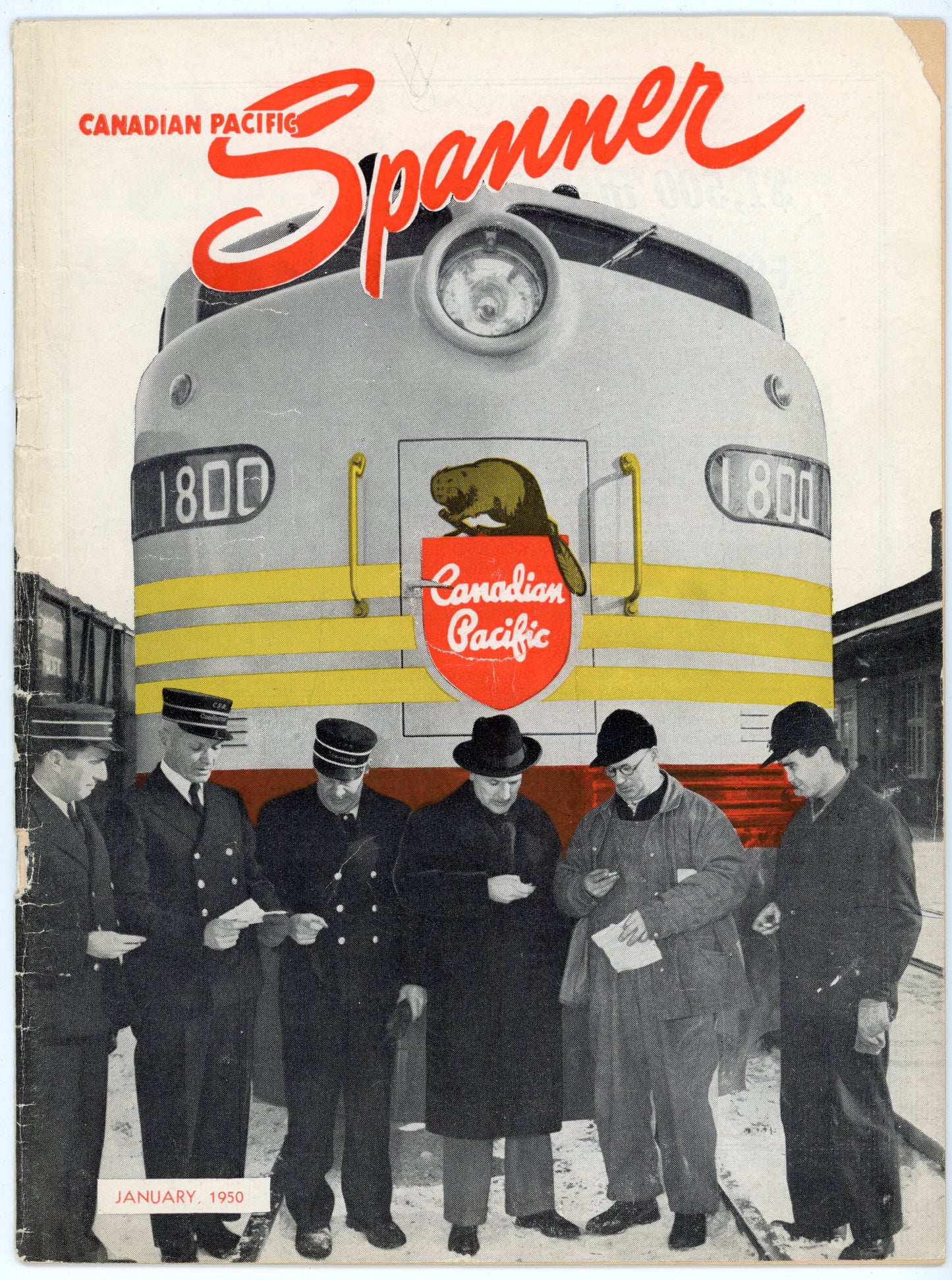 Canadian Pacific Railway Spanner No. 161 (January 1950) Vintage Magazine