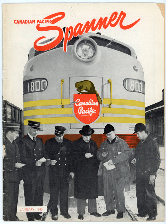 Canadian Pacific Railway Spanner No. 161 (January 1950) Vintage Magazine