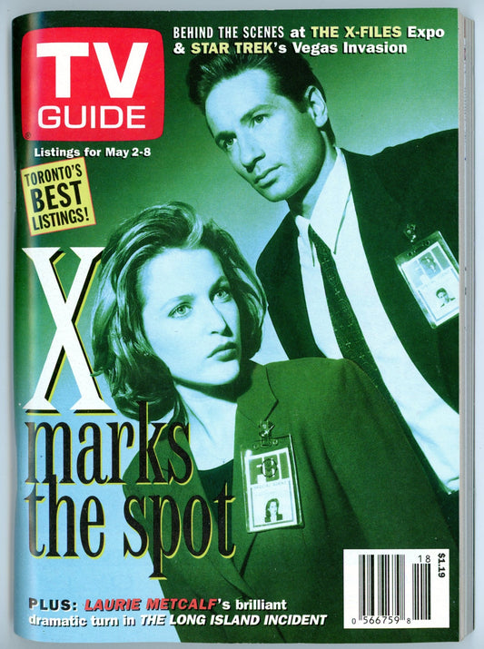 TV Guide Canada Vintage Magazine (May 2-8 1998) Newsstand X-Files Cover
