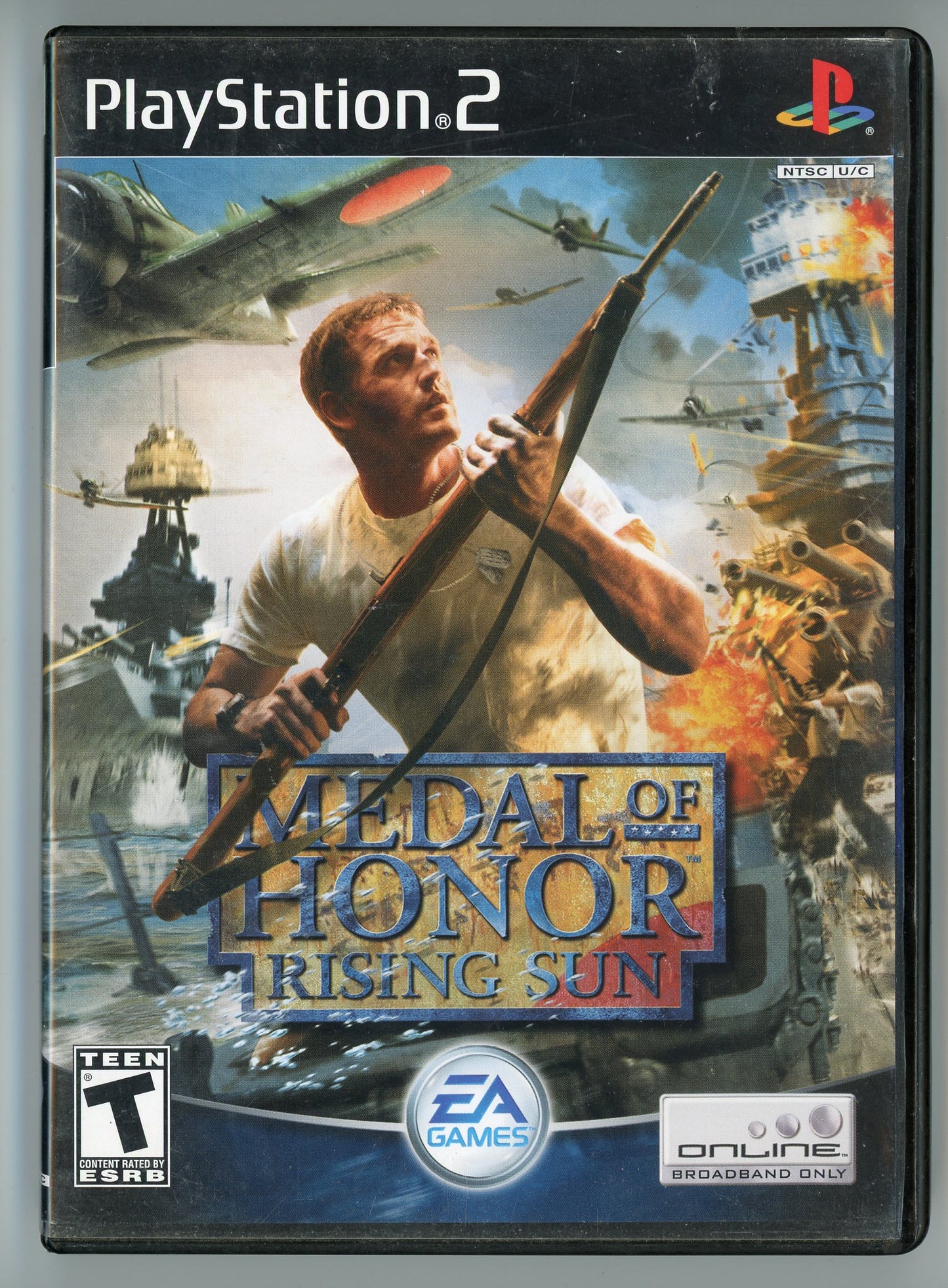 2003 EA Medal of Honor: Rising Sun Playstation 2 Video Game Disc In Box