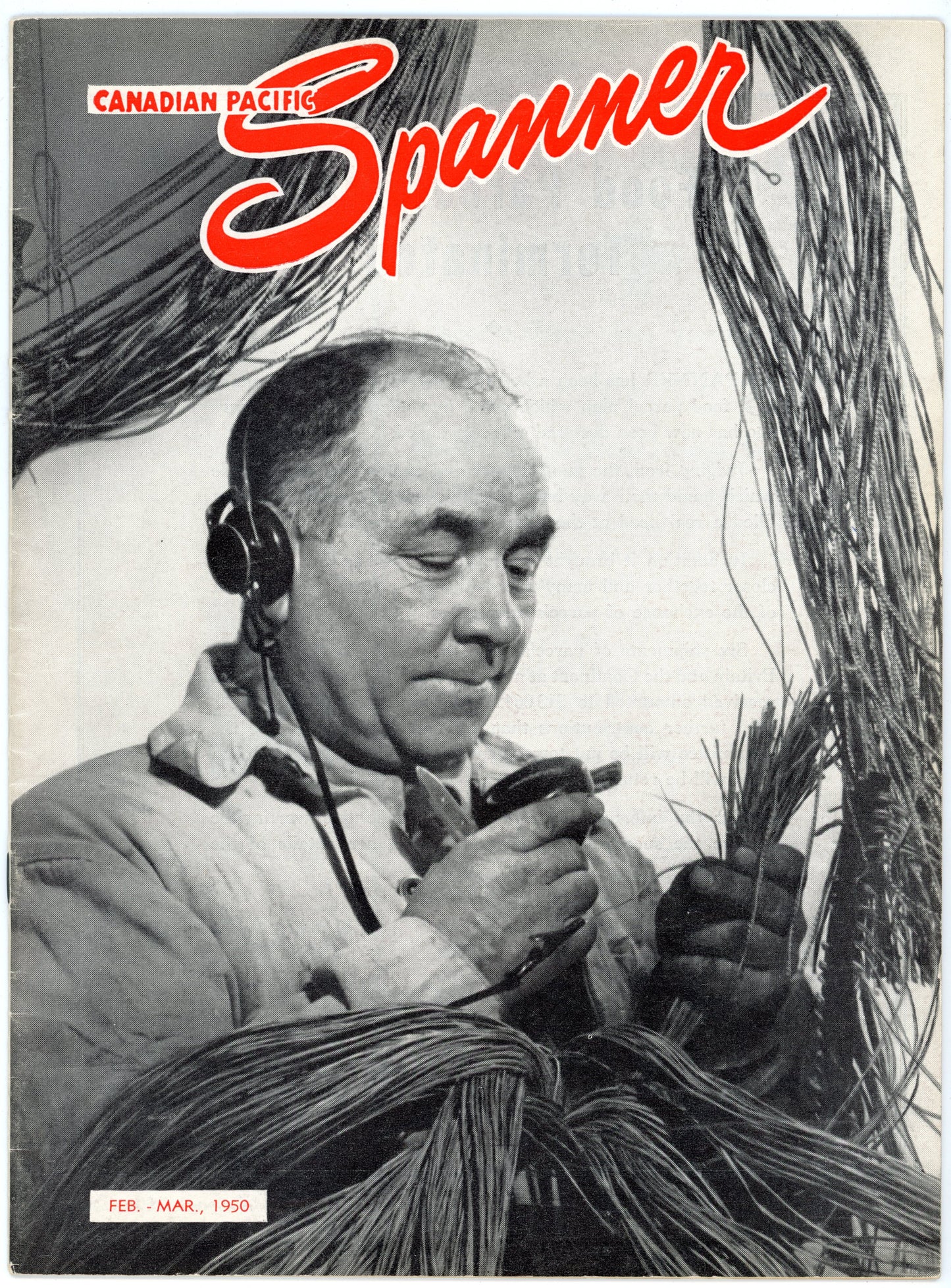 Canadian Pacific Railway Spanner No. 162 (February-March 1950) Vintage Magazine