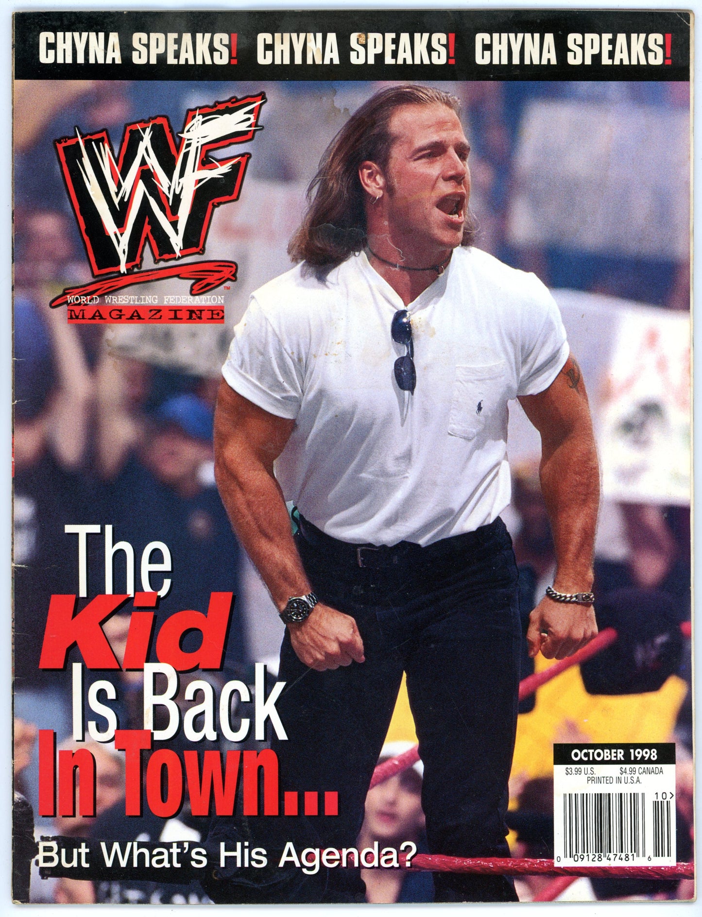 WWF WWE Wrestling Magazine (October 1998) Sean Waltman Cover
