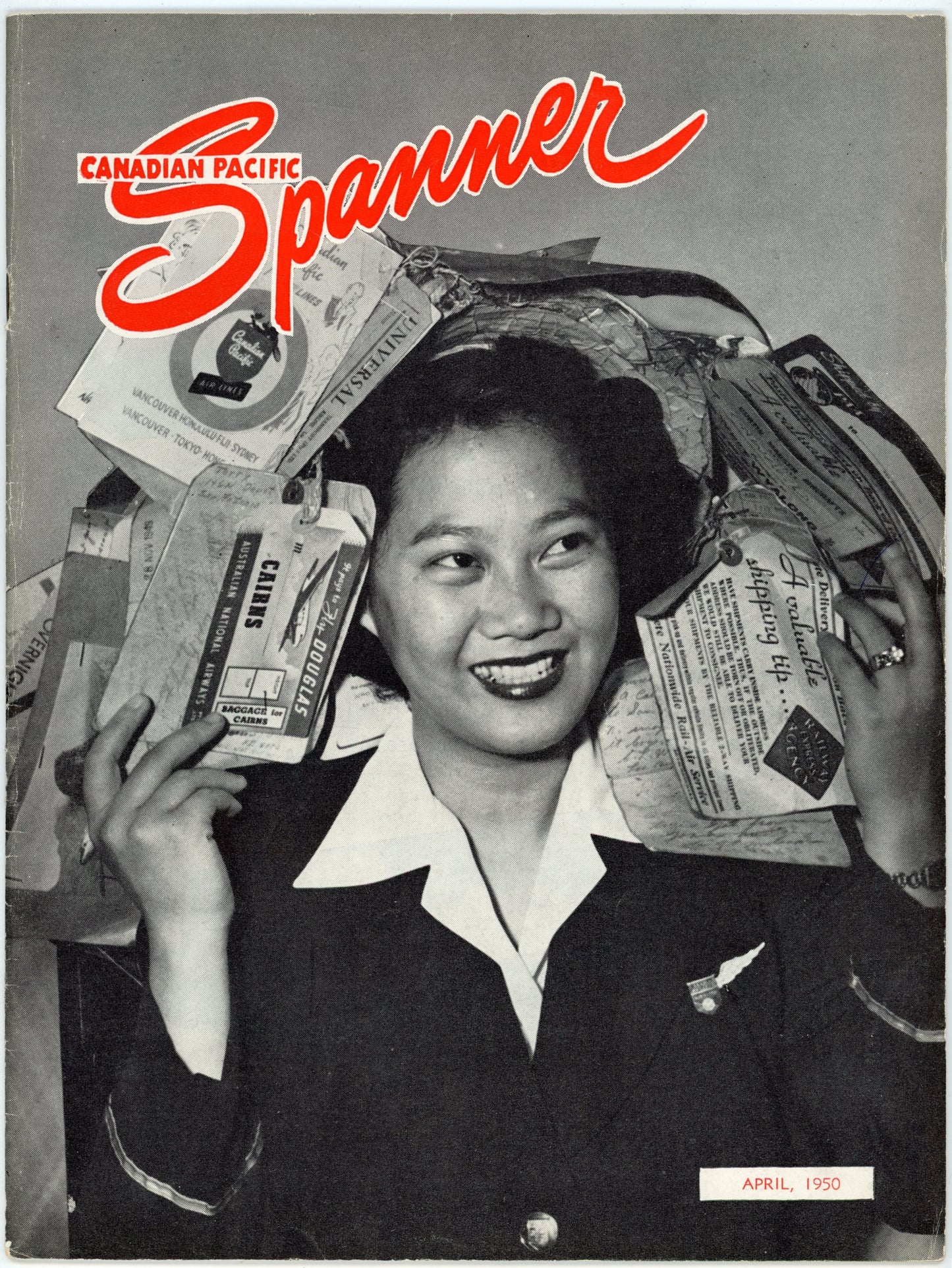 Canadian Pacific Railway Spanner No. 163 (April 1950) Vintage Magazine