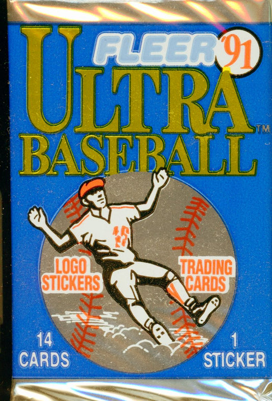 1991 Fleer Ultra Baseball Trading Card Pack