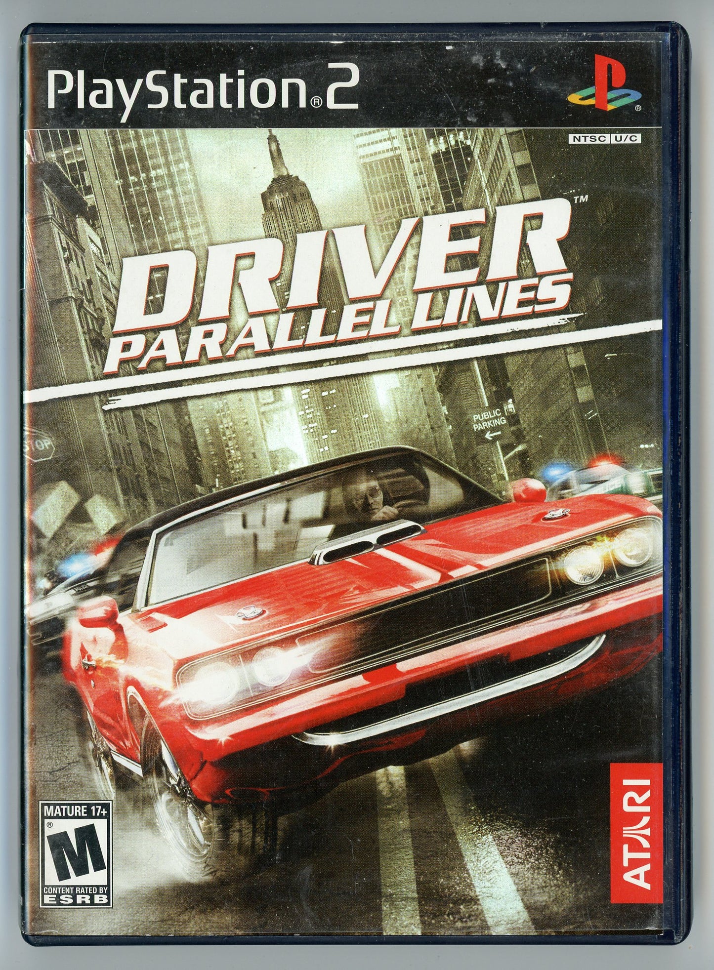 2006 Atari Driver: Parallel Lines Playstation 2 Video Game Disc In Box