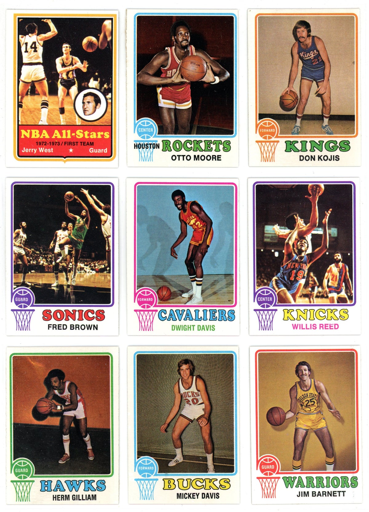 1973/74 Topps NBA Basketball Card Complete Set (264 Cards) EX/NMT Looks Pack Fresh