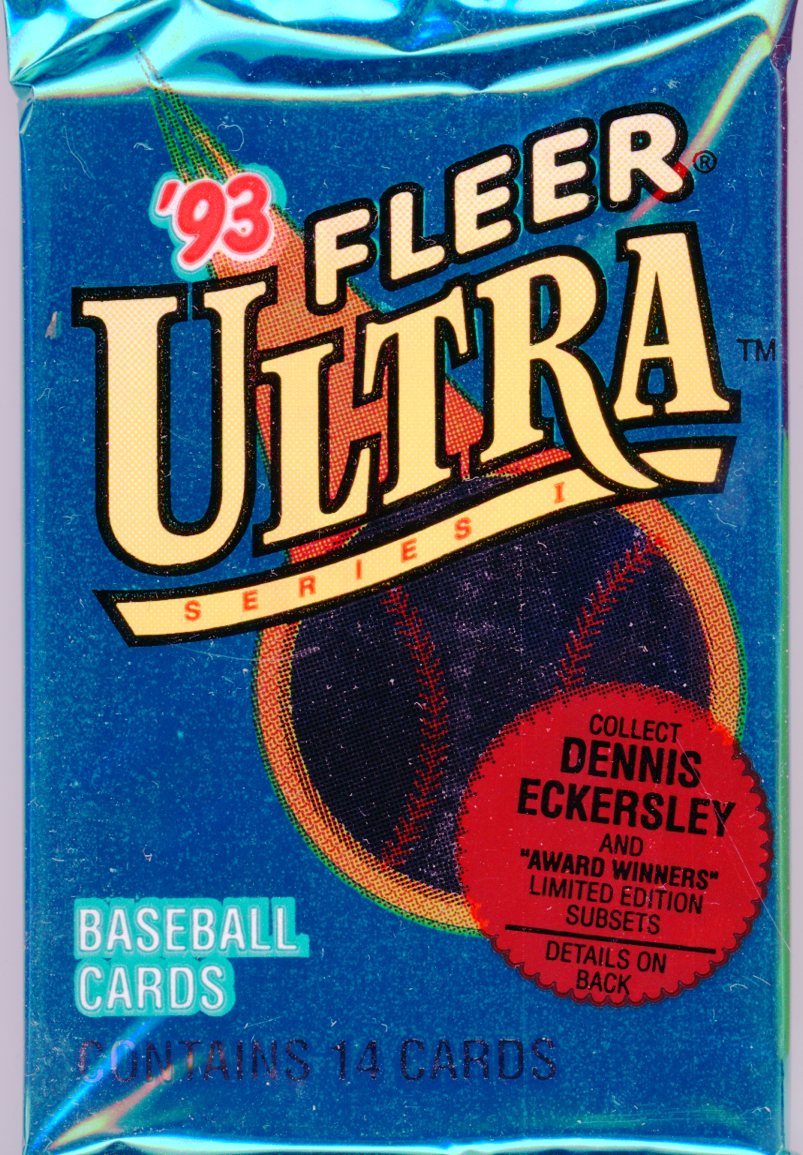 1993 Fleer Ultra Baseball Trading Card Pack