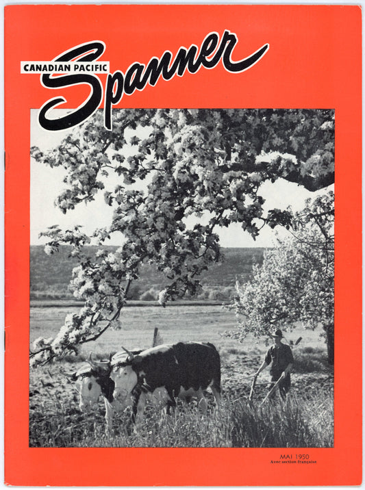 Canadian Pacific Railway Spanner No. 164 (May 1950) Vintage Magazine Bilingual