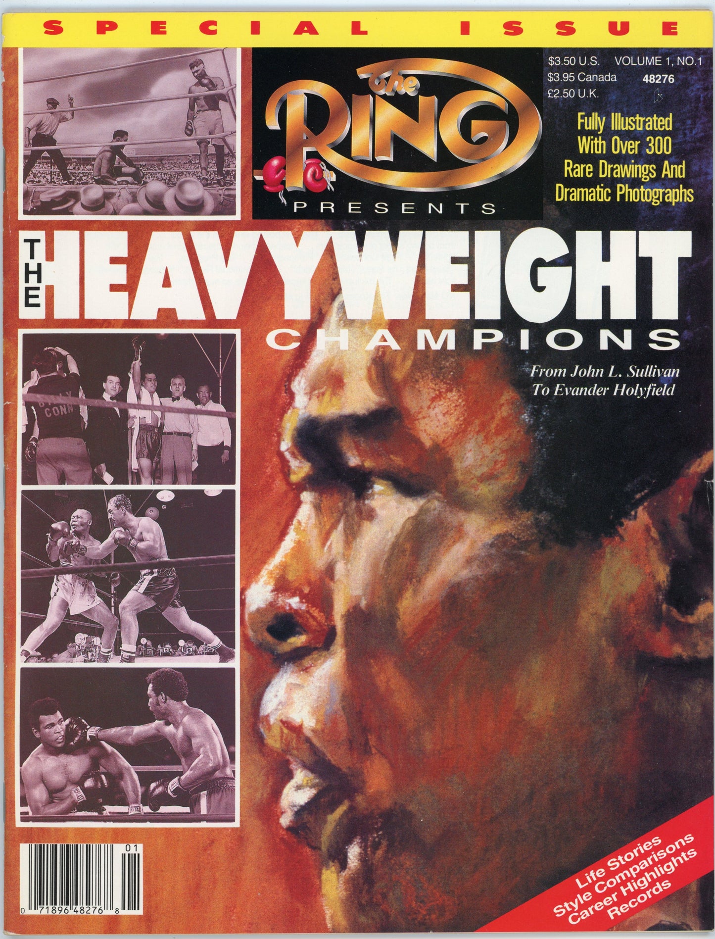 The Ring Presents The Heavyweight Champions Vol. 1 No. 1 Vintage Boxing Magazine Special Issue
