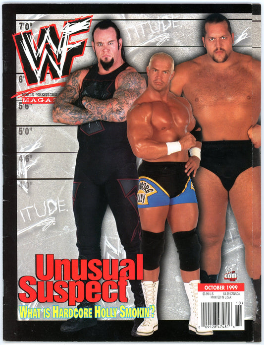 WWF WWE Wrestling Magazine (October 1999) The Undertaker / Bob Holly / Paul Wight