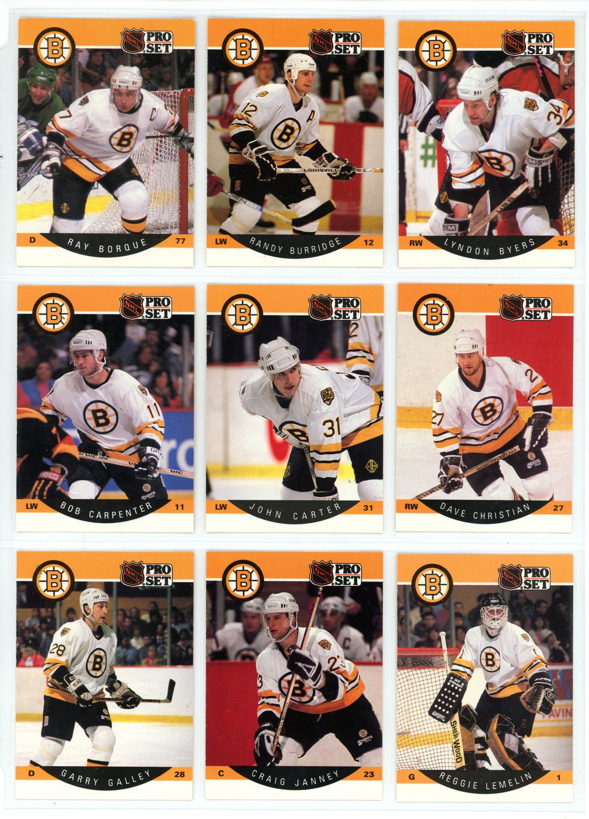 1990/91 NHL Pro Set Hockey Card Complete Set (705 Cards)