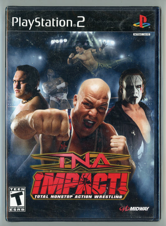 2008 TNA Impact! Total Nonstop Action Wrestling Playstation 2 Video Game Disc Sealed In Box