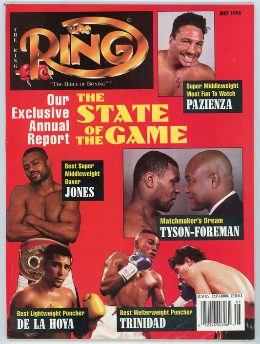 The Ring Vintage Boxing Magazine (May 1995) Exclusive Annual Report