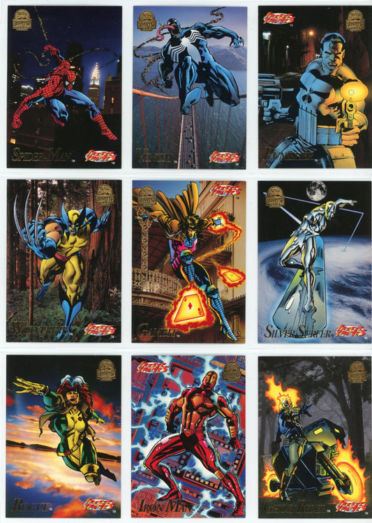 1994 Fleer Marvel Universe V Trading Card Set (200 Cards) Near Mint