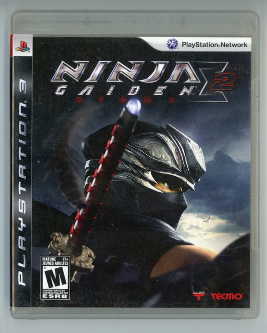 2009 Ninja Gaiden Sigma 2 Playstation 3 Video Game Disc In Box