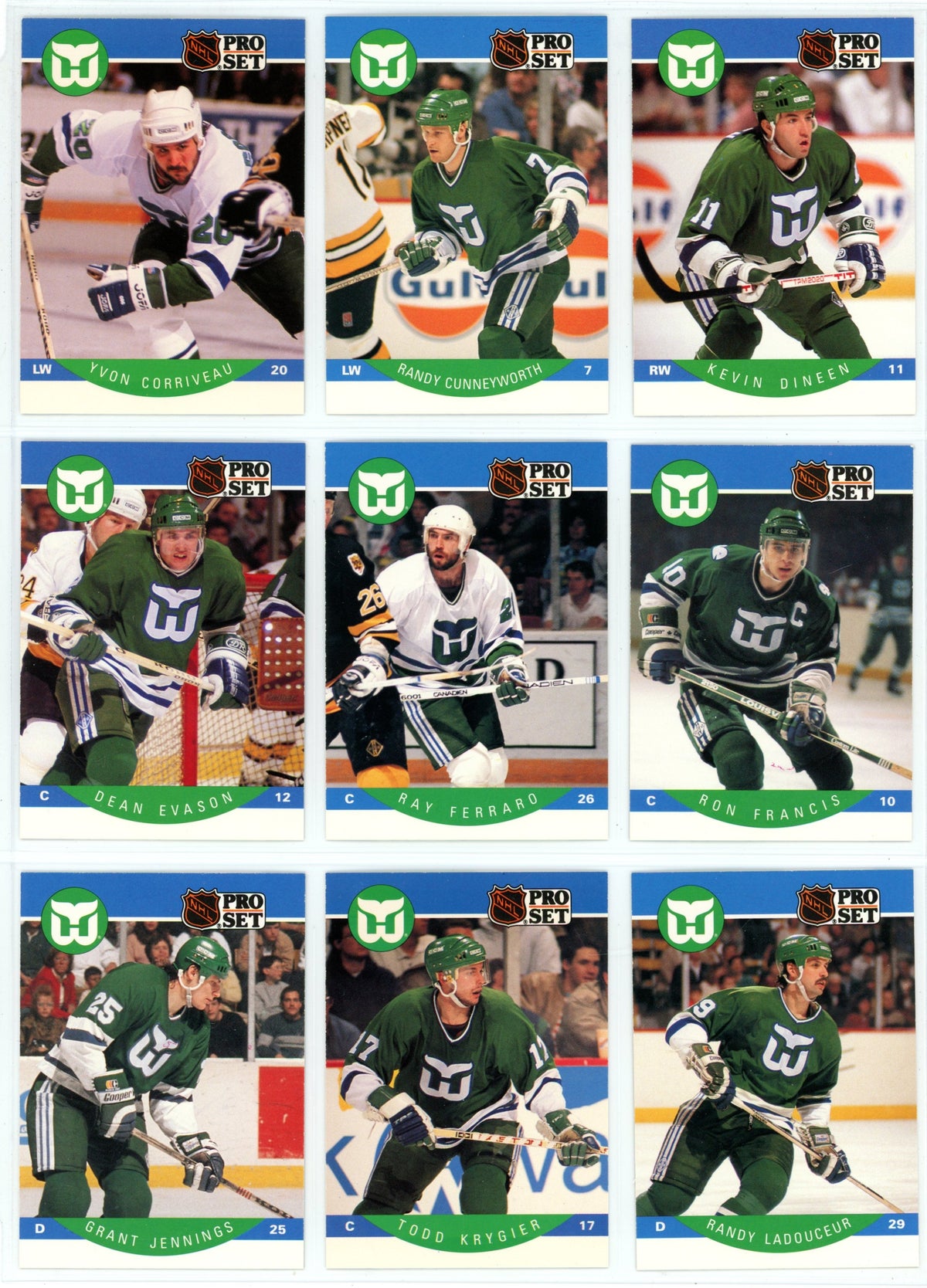 1990/91 NHL Pro Set Hockey Card Complete Set (705 Cards)