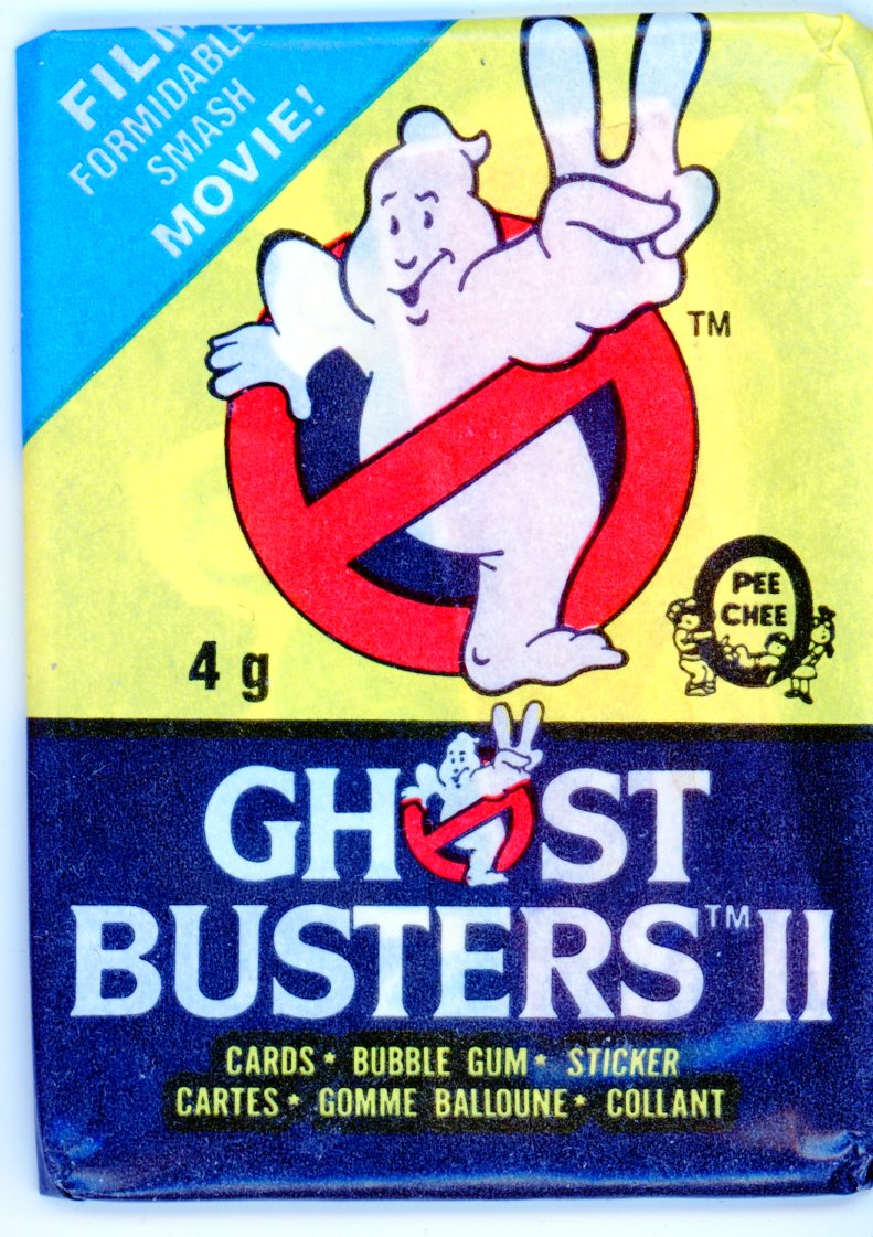 1989 OPC O-Pee-Chee Ghostbusters II Movie Trading Photo Cards Wax Pack