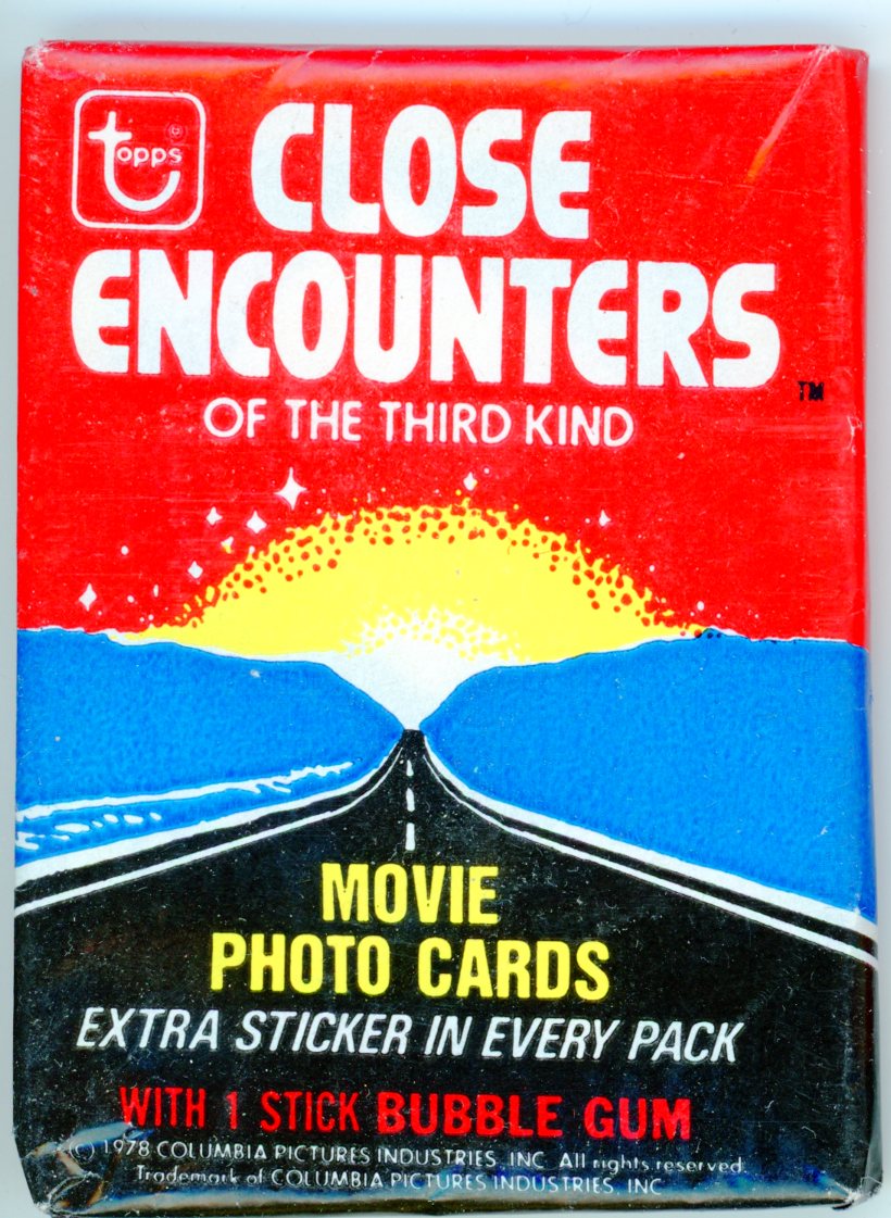 1978 Topps Close Encounters Movie Trading Photo Cards Wax Pack