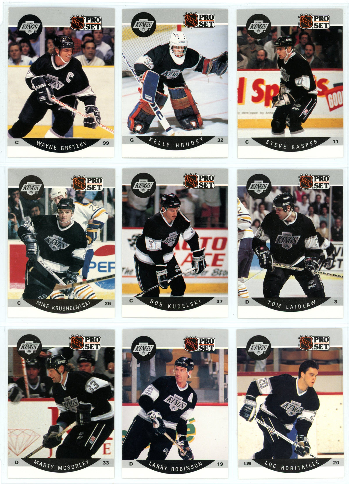 1990/91 NHL Pro Set Hockey Card Complete Set (705 Cards)