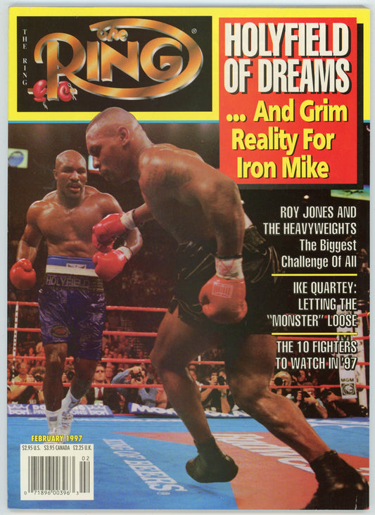 The Ring Vintage Boxing Magazine (February 1997) Evander Holyfield