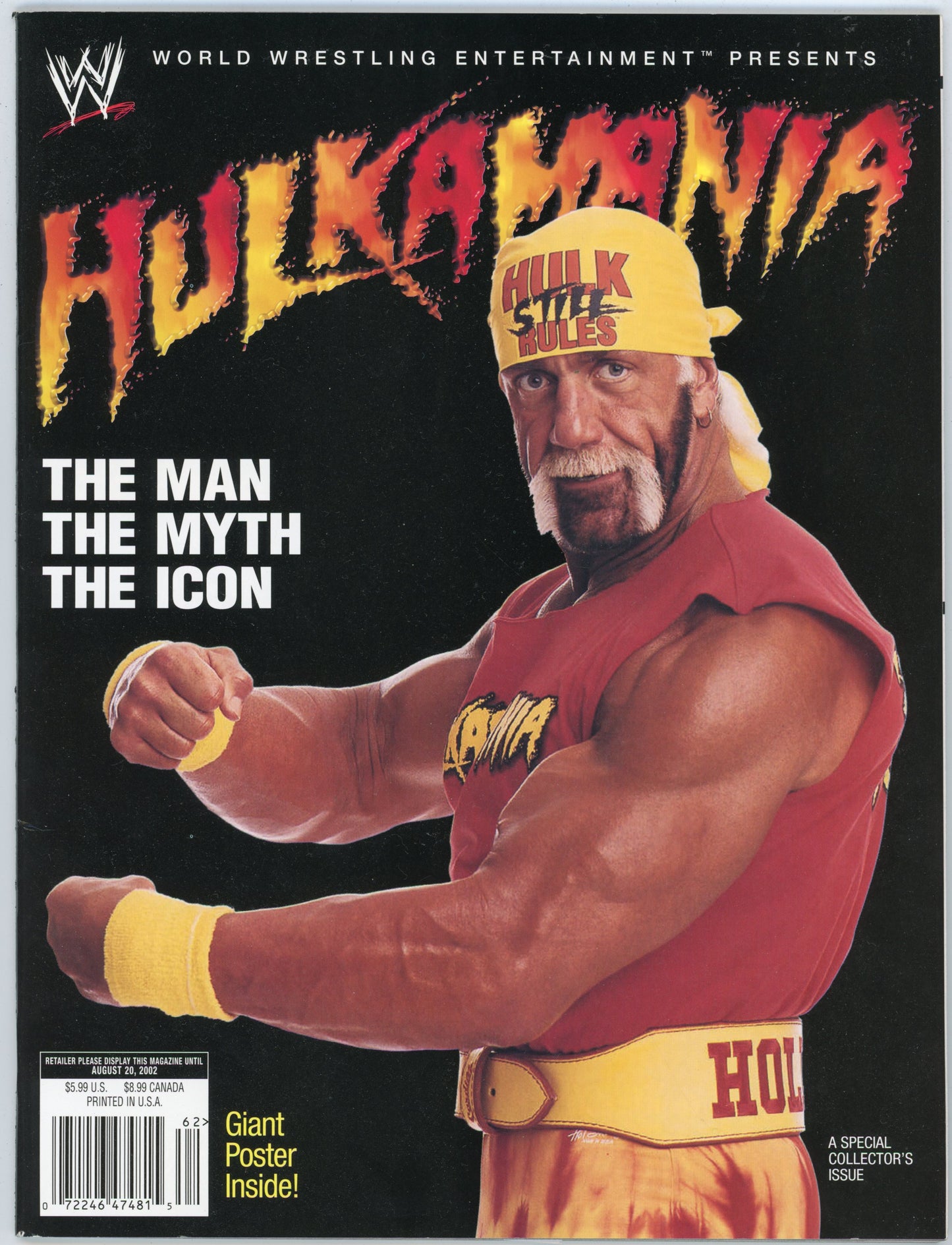 WWF WWE Presents Hulkamania Wrestling Magazine (2002) Special Collector's Issue